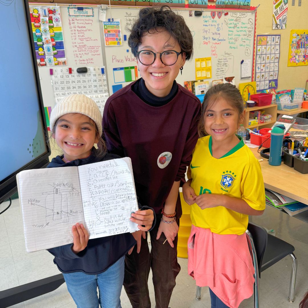 Berkley scientists via school, champions science notebook