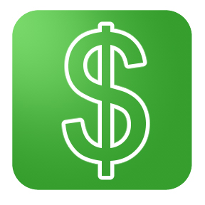 Dollar sign icon