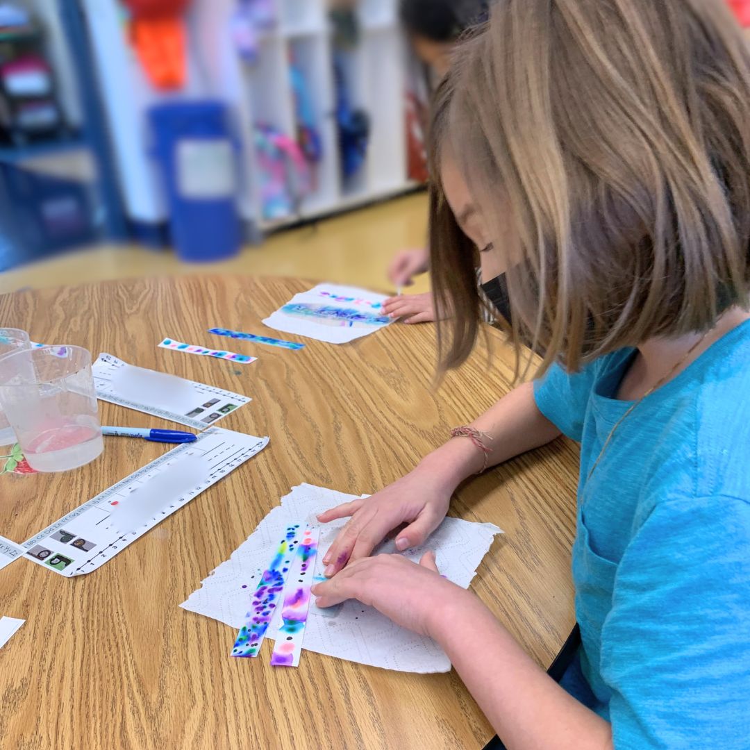 Storytime article, student with mask