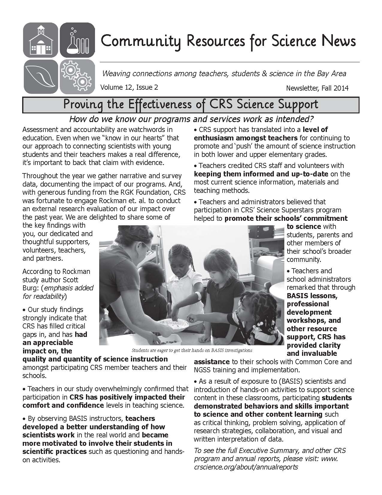 2014FallNewsletterCover